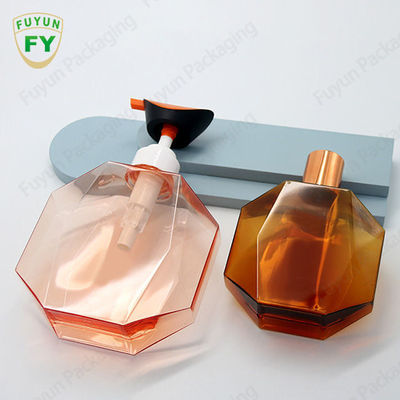 350ml форма шестиугольника бутылки распределителя мыла жидкости ЛЮБИМЦА PETG для шампуня